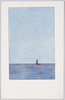 洋上の小舟/Sailboat on the Ocean image