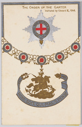 THE ORDER OF THE GARTER Instituted by Edward Ⅲ, 1348.  image