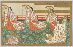 大饗の豊楽殿に行はるゝ五節舞 / Gosechi no Mai Court Dance Performed at the Grand Banquet in the Burakuden Hall  image