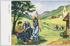 大野隆徳画「銃後の農村」/Farm Village on the Home Front, Painted by Ōno Takanori image