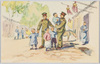 満洲事変記念絵葉書(2) 兵士と子供たち/Picture Postcard Commemorating the Manchurian Incident (2) Soldiers and Children image
