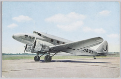 飛行機絵葉書　日本航空輸送株式会社 / Picture Postcards, Airliner, Japan Air Transport Co., Ltd. image