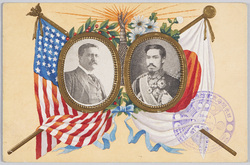 天皇(明治天皇)　ルーズベルト大統領 / Emperor Meiji, President Roosevelt image