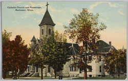 Catholic Church and Parsonage, Rochester, Minn. image
