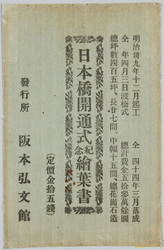 日本橋開通式紀念絵葉書 / Picture Postcards Commemorating the Opening Ceremony of the Nihombashi Bridge  image