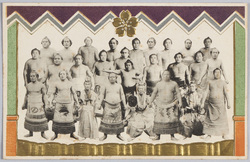 力士と行司（常陸山他） / Sumo Wrestlers and Referees (Hitachiyama and Others) image