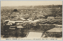 (西)陵雲閣ヨリ上野ノ山及ビ王子方面ヲ望ム / (West) View from the Ryounkaku Tower toward Ueno Park and Oji image