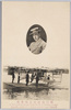 飛行通信記念絵葉書　飛行家アットウオター氏とカーチス式水上飛行機/Picture Postcard Commemorating Airmail Flight: Aviator Mr. Atwater and Curtiss Type Seaplane image