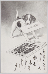 高等炊事台 (年賀状 大正十一年) / High-grade Kitchen Counter (New Year's Card, 1922) image