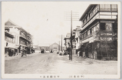  (甲府名所)甲府駅前通り / (Famous Views of Kofu) Street in Front of Kofu Station  image