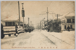 雪の南一條通り / Minamiichijōdōri Street in the Snow image