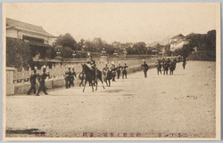 二月十一日　紀元節ノ宮城二重橋 / February 11th, Nijūbashi Bridge at the Imperial Palace on the Day of the Anniversary of Emperor Jimmu's Accession image