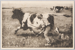「駆牛　ヂュル・ヂュプレー氏」　 / The Cow Escape by Mr. Julien Dupré image