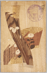 箱根寄木細工 花 / Hakone Yosegi Zaiku (Marquetry): Flowers image