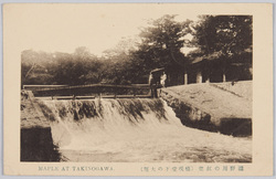 瀧野川の紅葉　権現堂下の大堰 / Maples at Takinogawa River (Great Weir under Gongen-dō ) image