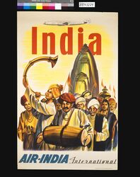 ポスター India AIR－INDIA International / Poster: India, AIR-INDIA International image