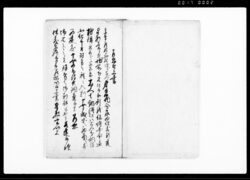 奈良尾村西沢次郎左衛門新建一件差縺相済并地所糺一札扣 / Document of Litigation image