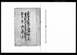 本堂大和守様御知行所常州新治郡廿五箇村百姓御免下ケ願立之節御上訴之写（松平越中守へ御駕上訴一件） / Document of Litigation image
