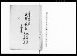 本苗字安冨奥田　奥平基家　元倉吉組（鳥取藩奥平家家筋書上） / Document of Occupation image