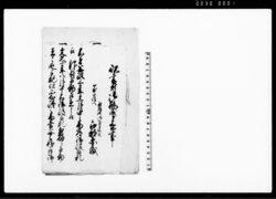 以書付御執成申上候事（江部円蔵儀商道締役白札勤役の件につき） / Document of Rural Area image