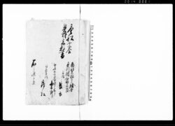 唐船乗合奥州之者願書（大槌より江戸へ出航のところ遭難・唐船にて送還途中遠州へ漂着につき） / Document of Rural Area image