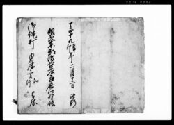 相州東郡渋谷庄当麻郷野帳 御縄村内藤弥三郎知行 / Document of Rural Area image
