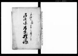 御吟味始末控帳(市兵衛と平十郎・清左衛門の喧嘩につき評定所での吟味記録) / Document of Laws image