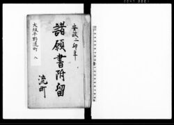 諸願書附留（大坂平野流町　八） / Document of Townspeople image
