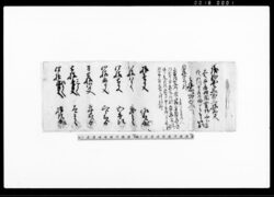 （関萱代に付銘々御割渡シ留） / Document of Rural Area image