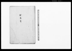 口上書（真里谷村太兵衛養子政吉日頃之所業につき） / Document of Rural Area image