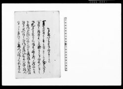 乍恐以書付御届奉申上候（百姓共臨時米一条騒立につき届） / Document of System image