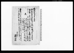 上（井上河内守様御領分除帳之宇八儀召捕につき願） / Document of Rural Area image