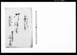 御請書（五人組帳前書につき印形差出） / Document of Contract image